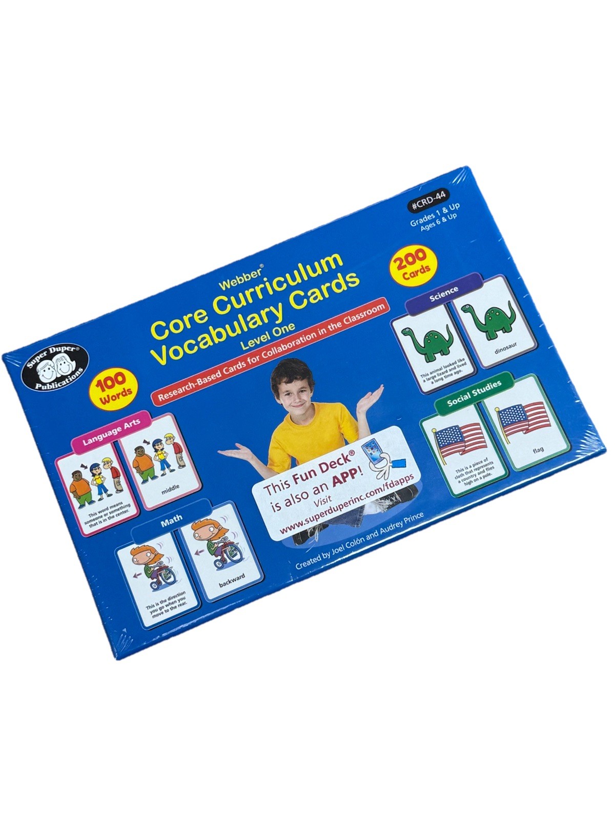 Webber Core Curriculum Vocabulary Cards Level 1 CRD-44 Grades 1 & Up 200 cards