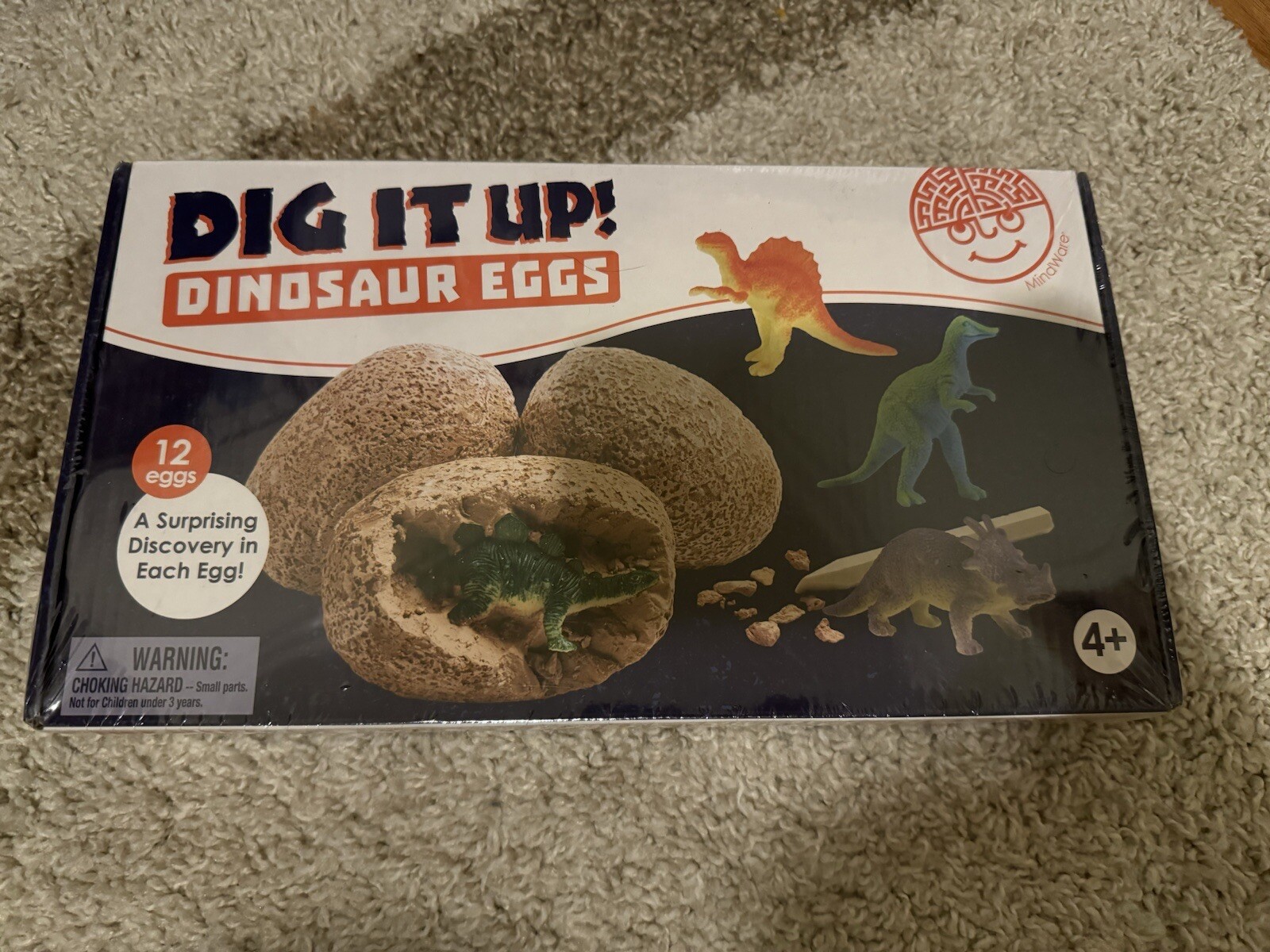 MindWare Dig It Up! Dinosaur Eggs Paleontology Excavation Kids Youth Learn Toys