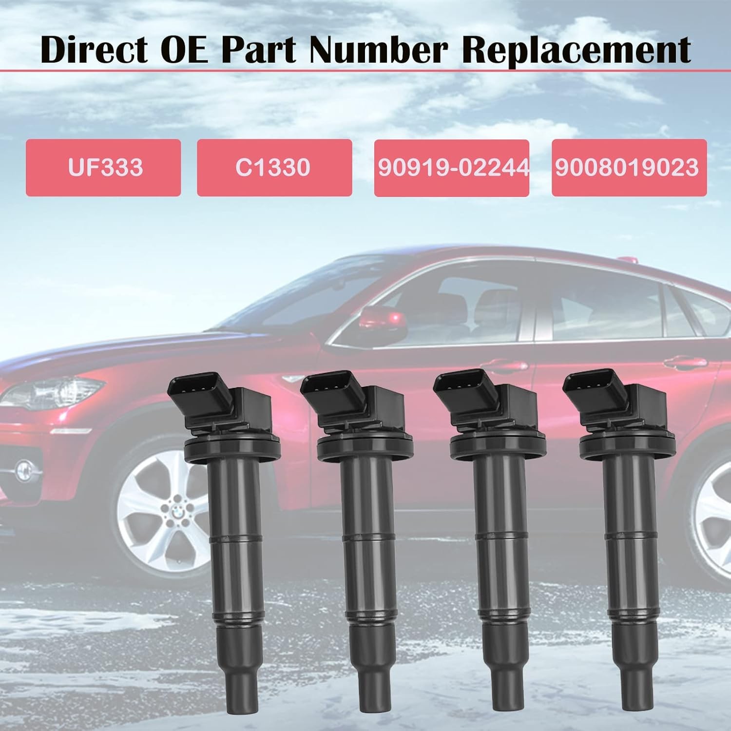 Ignition Coil Set 4 Pack Toyota 2.4L 2002 2009