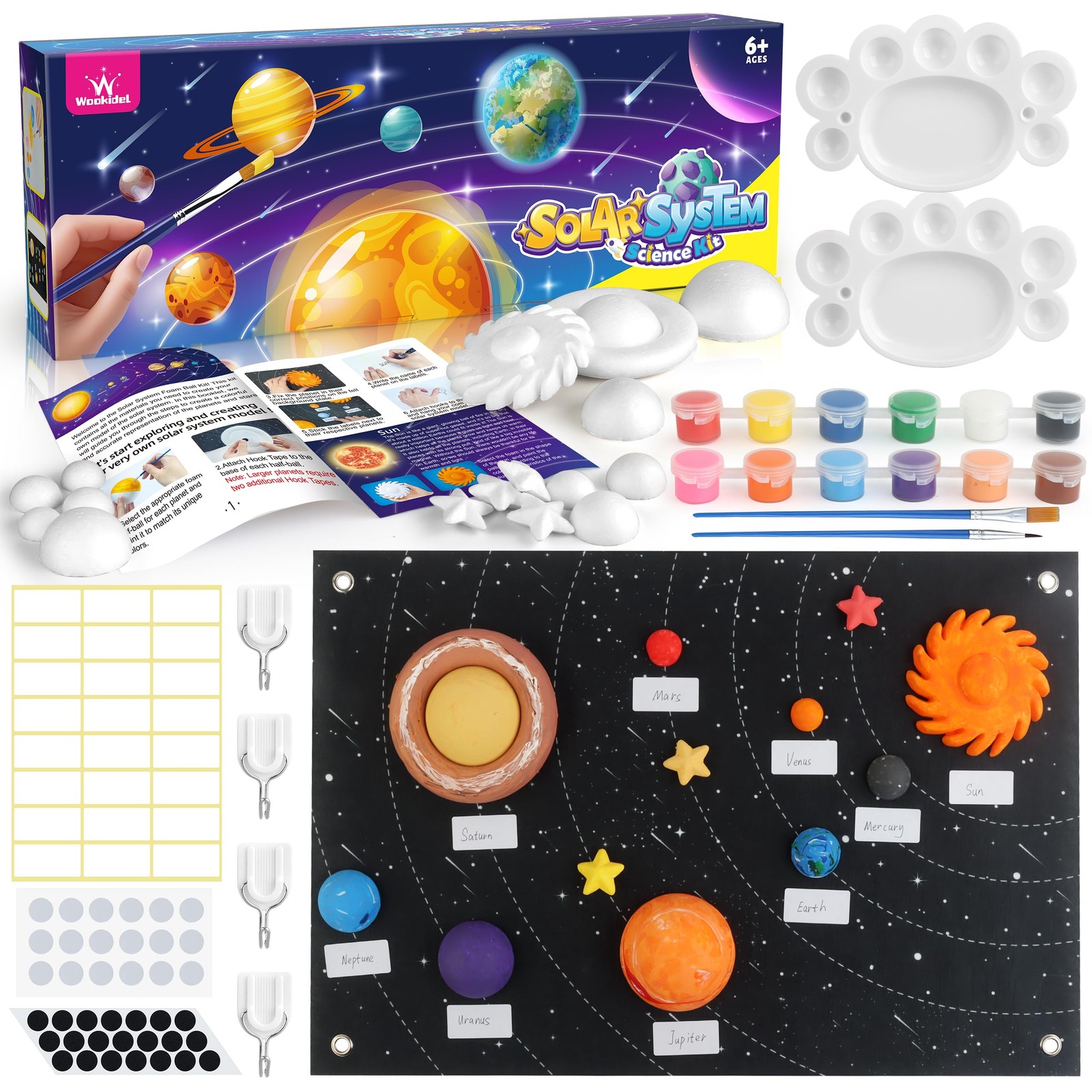 Solar System Project Kit for Kids, Solar System Model Toy Kit for Kids, Learn Sc