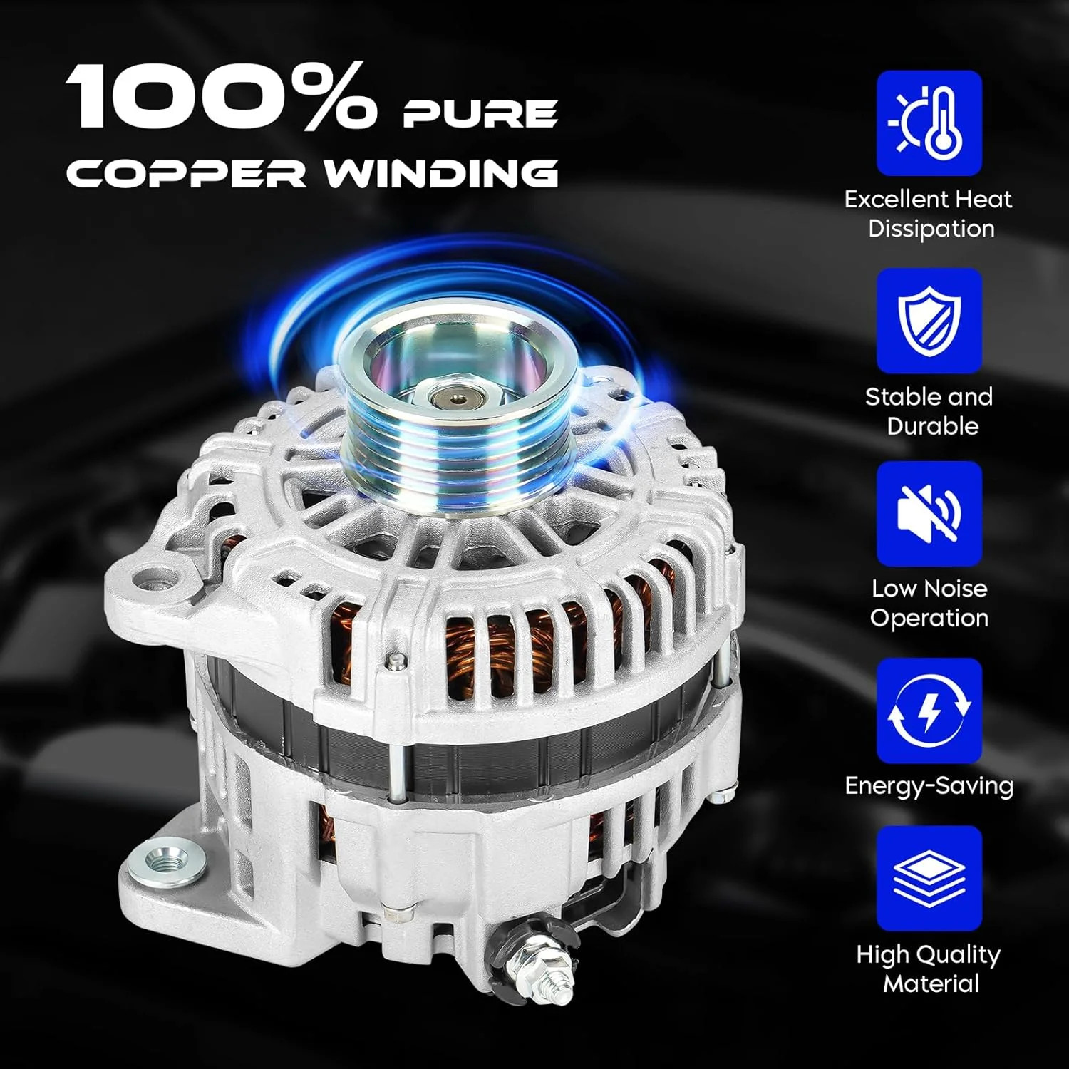 New Alternator 5.6 5.6L for Nissan Armada 2005-2006, for Nissan Pathfinder Armad
