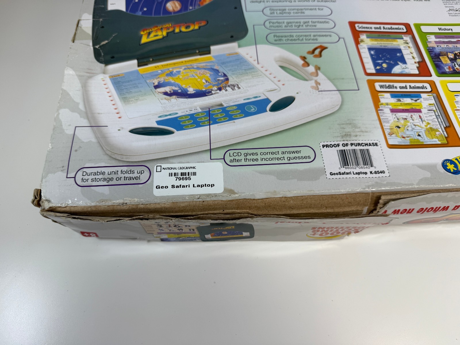 GeoSafari Laptop Know it All Learning System K-8540 Homeschool New Old Stock