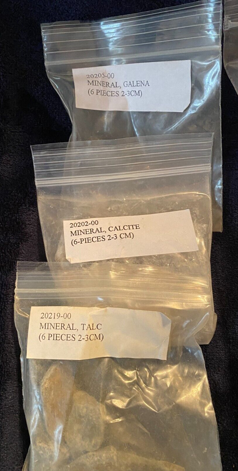 LOT Mineral Samples/Streak Plates/Hand Lens Elementary Science Lab Kit