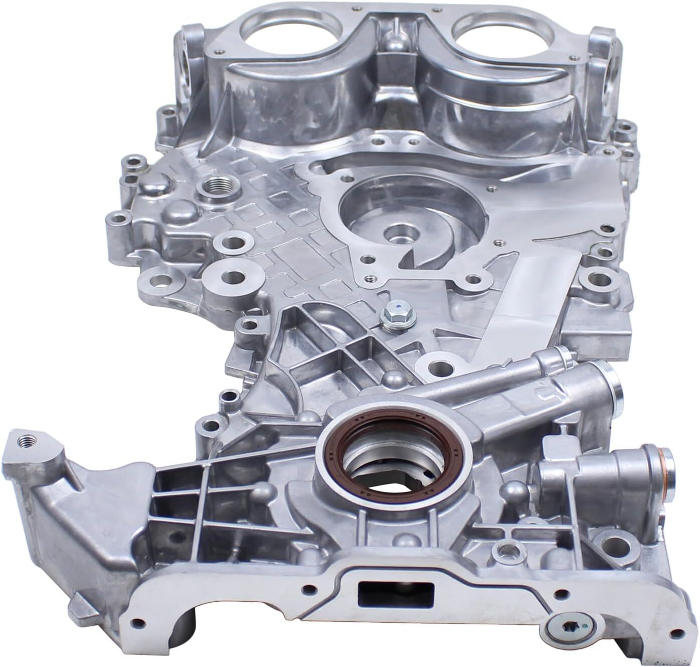 MOTOKU Front Timing Chain Cover Oil Pump Assembly with Gasket for Chevrolet