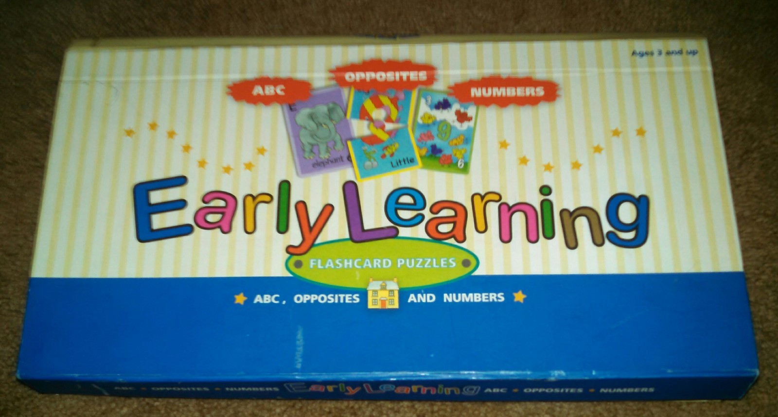 SpiceBox Early Learning Flashcard Puzzles – ABCs – Opposites – Numbers-Boxed Set