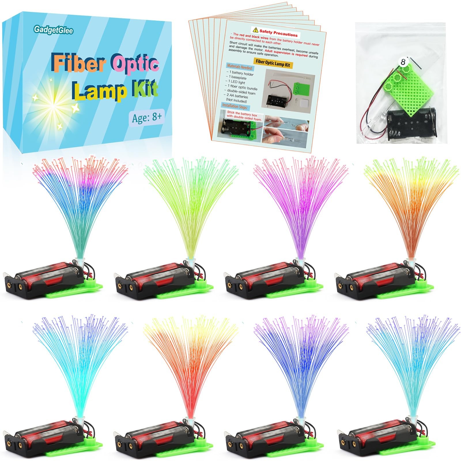 8 STEM Craft Kits for Kids, Bulk Crafts Science Experiments, Simple Circuits …