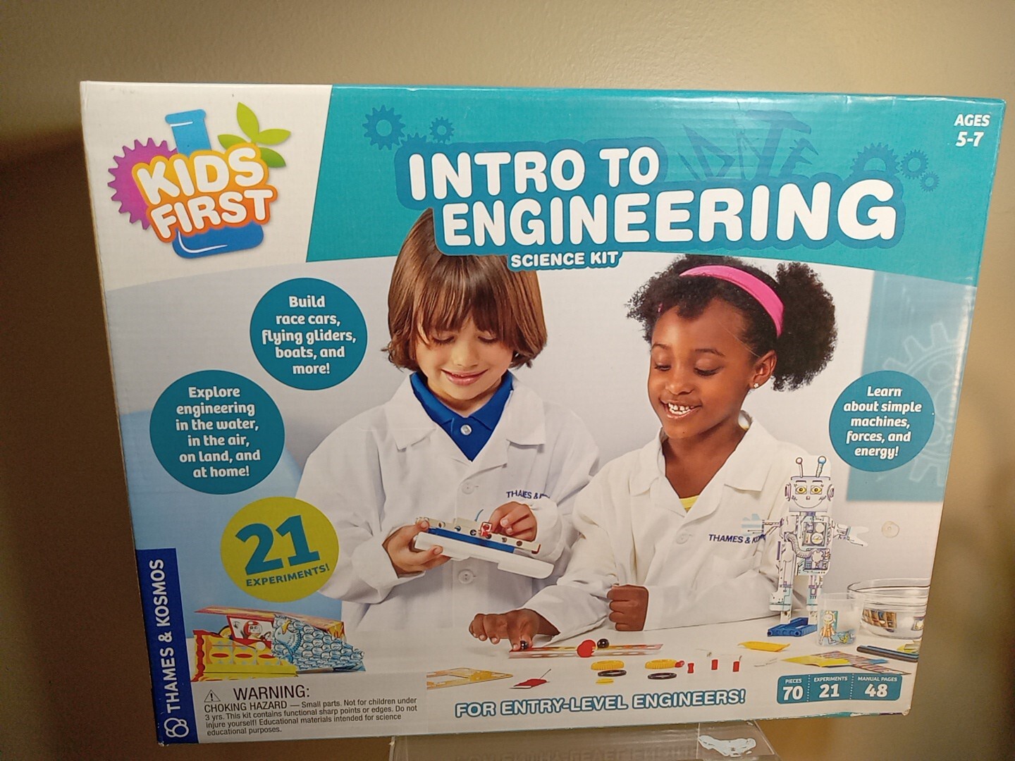 Intro to Engineering Science Kit Kids First Thames & Kosmos New in Box
