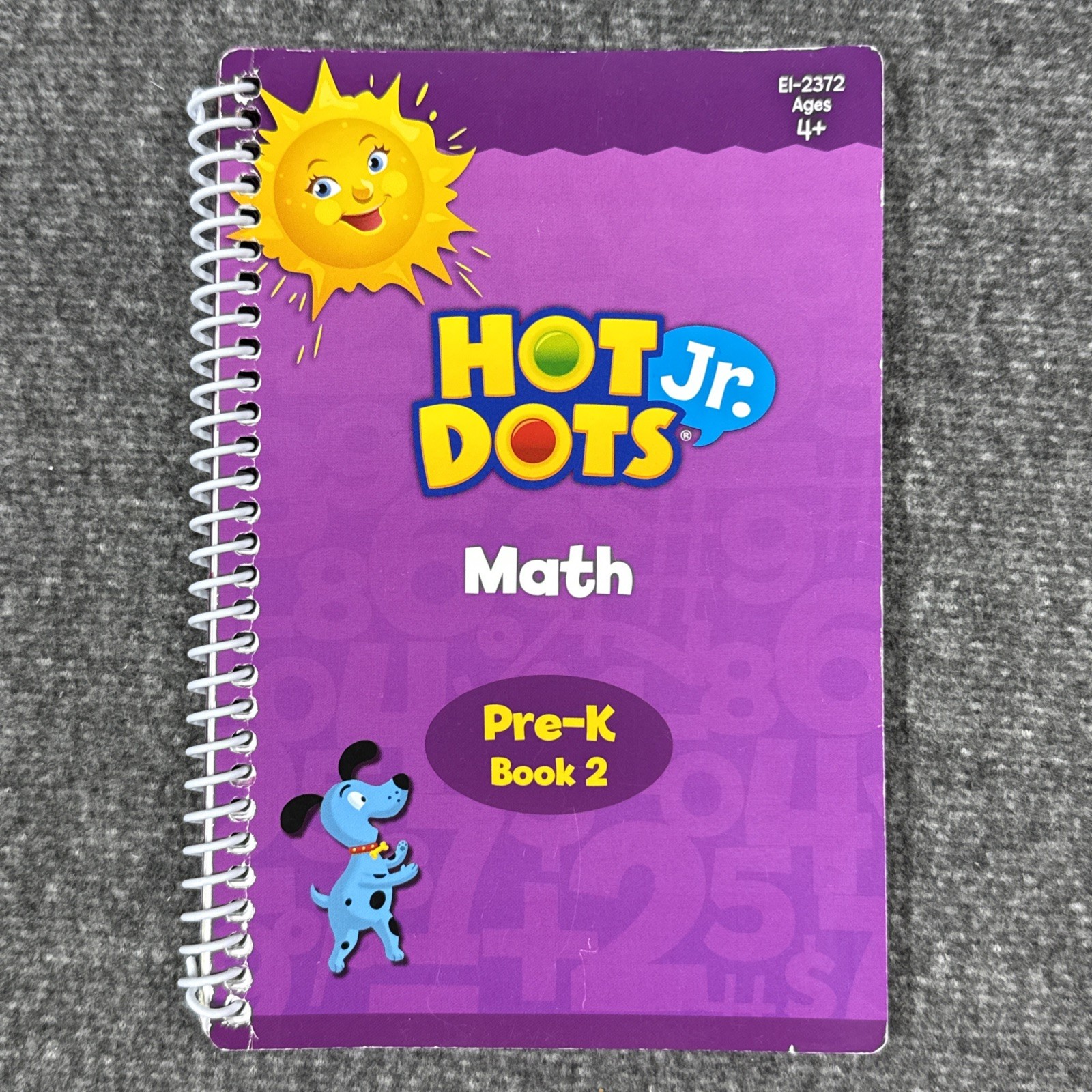 Hot Dots Jr Pre-K Math Books 1 & 2 Set