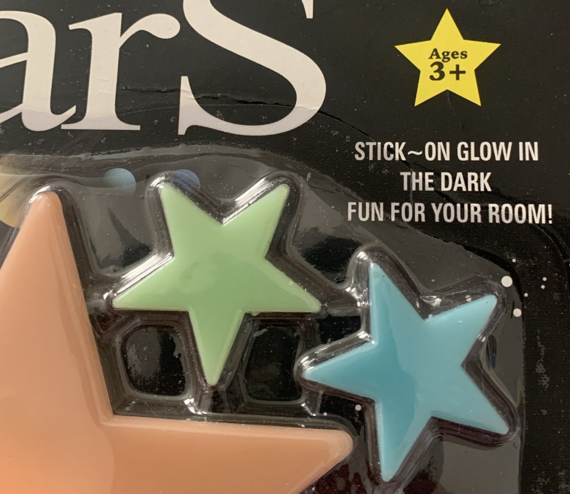 Lot of 2 Sets GLOW IN THE DARK Room Decorations Science Project Solar System New
