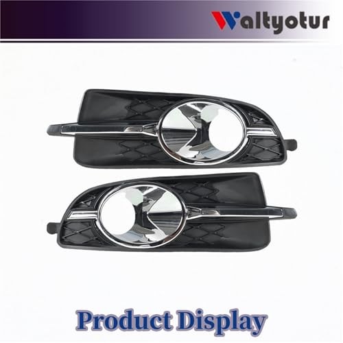 2 x Front Bumper Left + Right Bumper Fog Light Lamp Cover Trim Grille