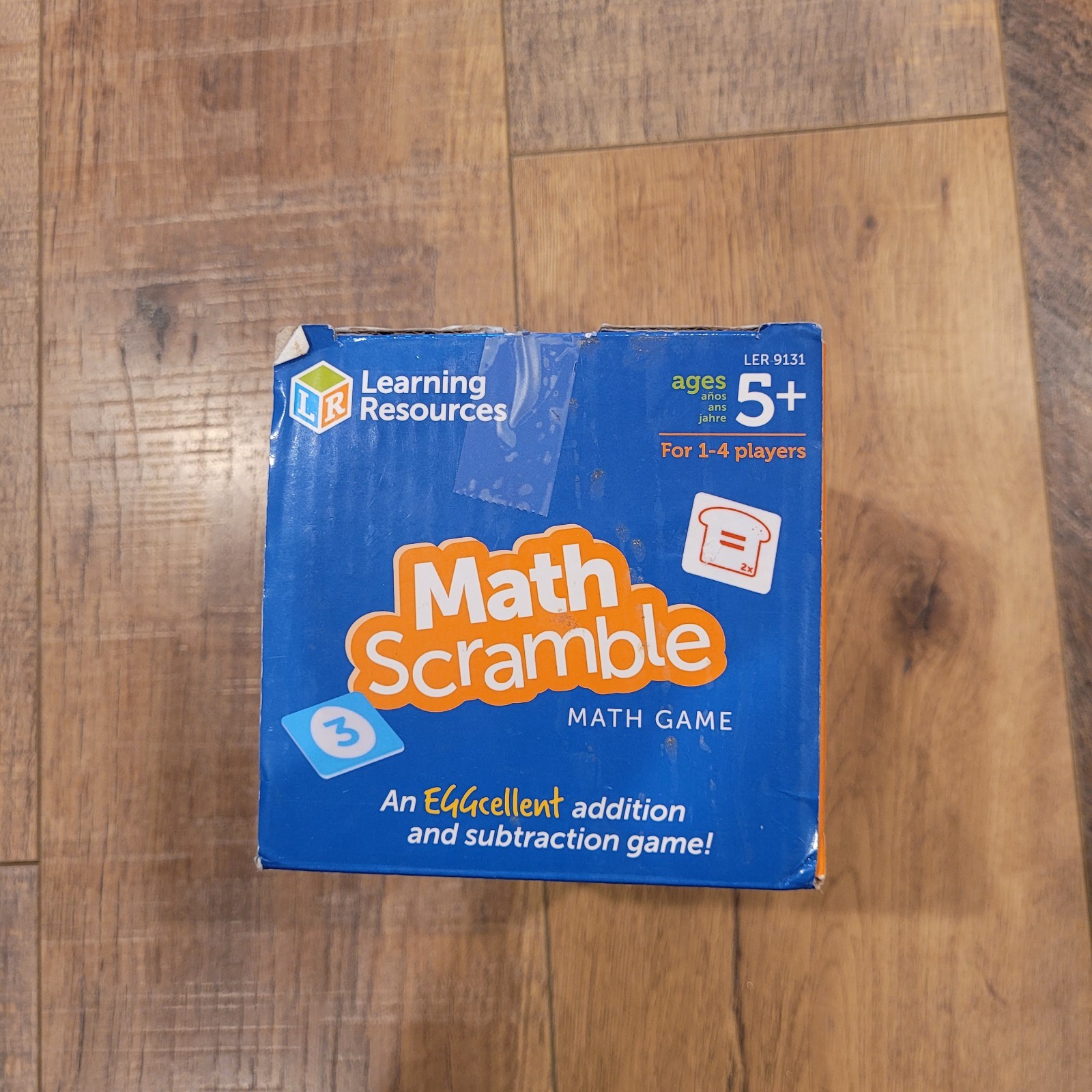 Learning Resources Math Scramble Math Game Addition Subtraction Equations Read