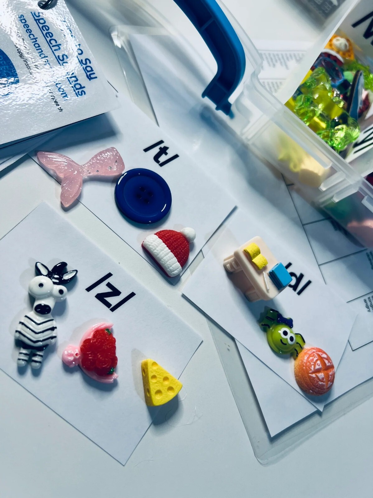 Speech Therapy Mini Objects for Articulation ALL SOUNDS Say and Play