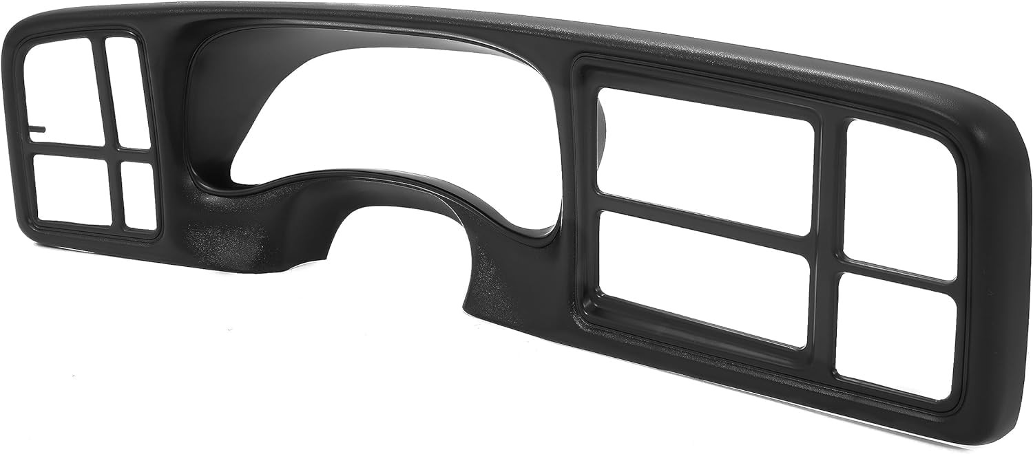 HECASA Dashboard Instrument Cluster Bezel Compatible with 1999-2002 Black