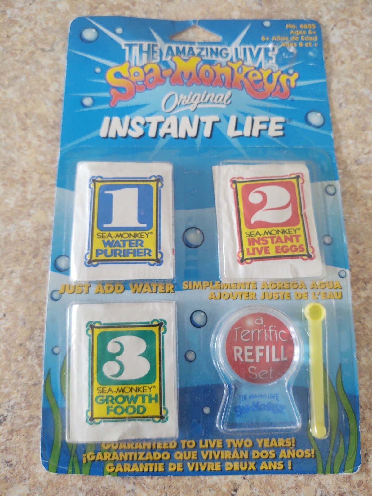 Amazing Live Sea Monkeys Original Instant Life 6605 NEW