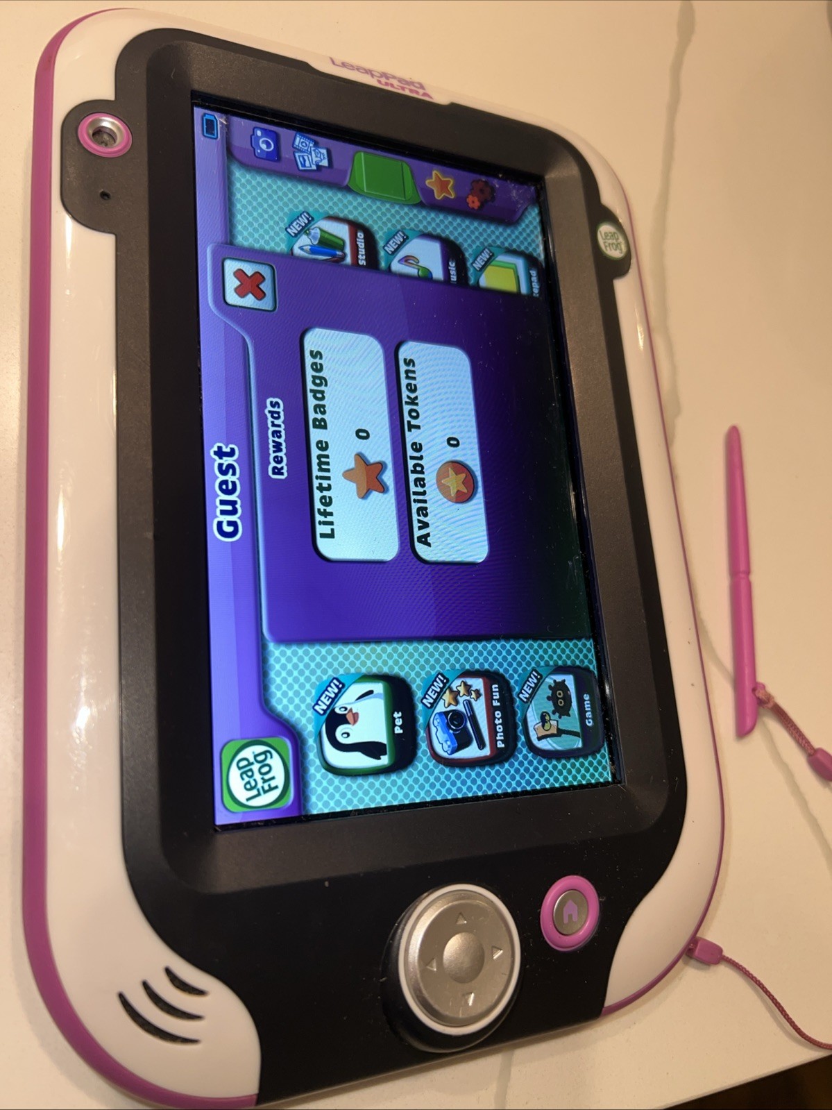 LeapFrog LeapPad Ultra 33300 Pink Learning Tablet – TESTED FREE SHIPPING