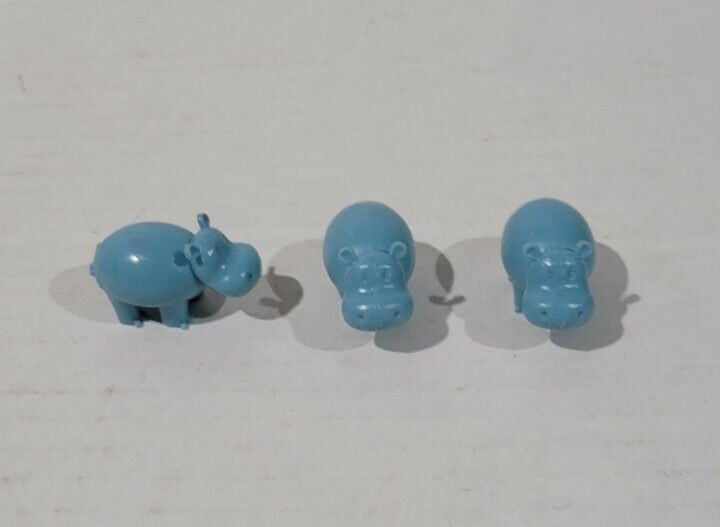 Lot of 20ct 1″ H Rubber Animals Giraffes, Elephants, Lions and Hippos