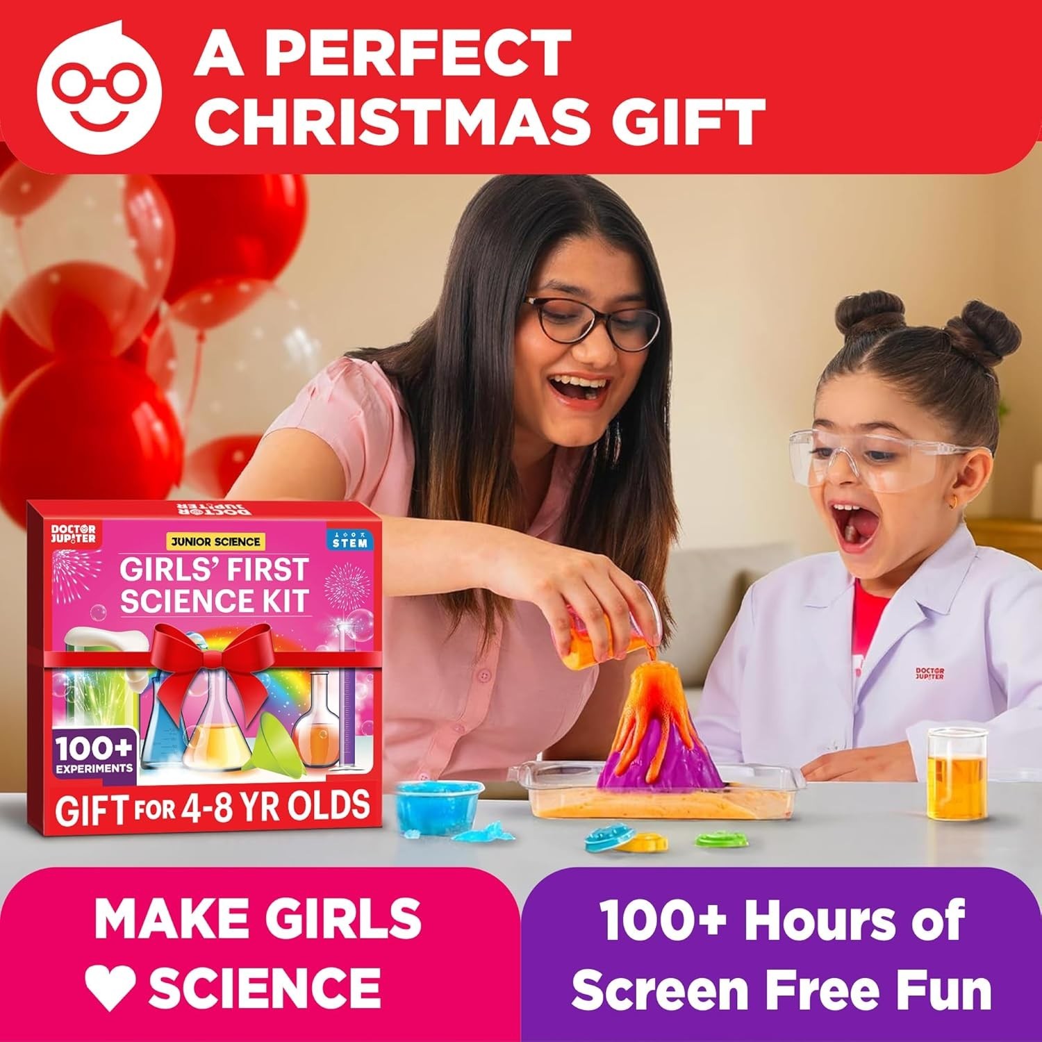 Girls’ First Science Kit for Kids Ages 4-5-6-7-8 | Easter, Birthday Gift Idea…