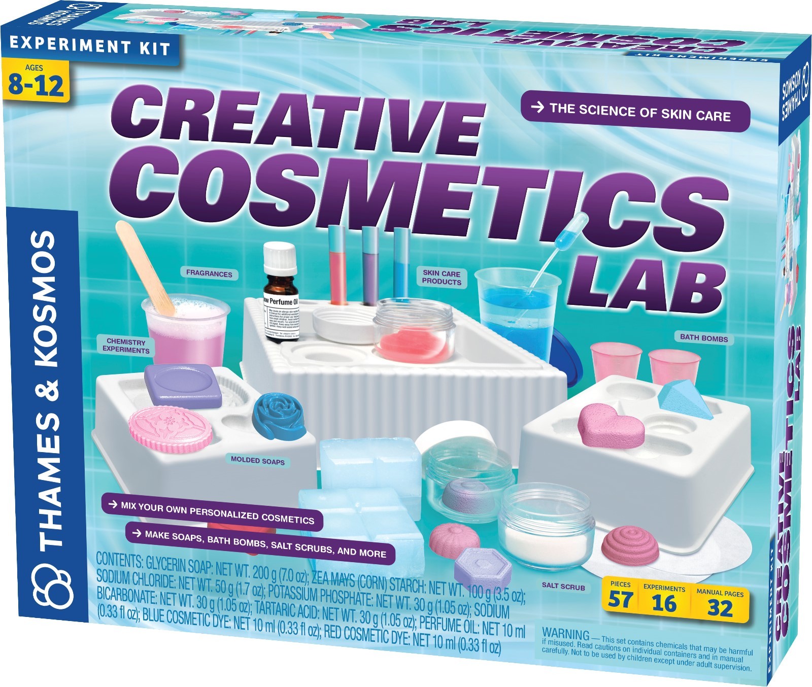 Creative Cosmetics Lab Skin Care Science Thames & Kosmos Experiment Kit 646518