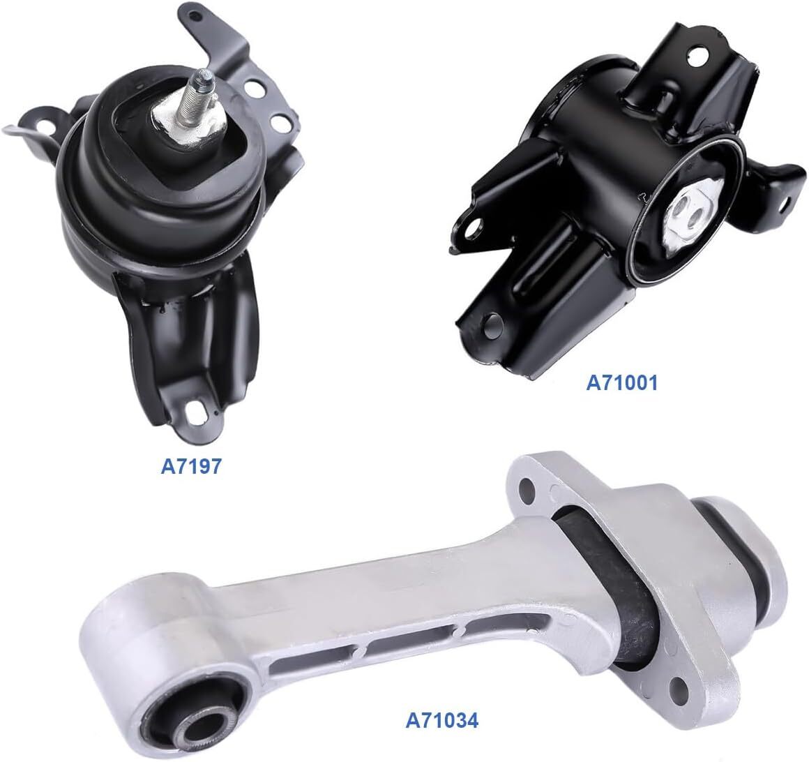 3Pcs Engine Motor Mount Compatible with Kia Optima L4 2.4L 2011-2015
