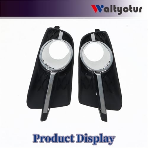2 x Front Bumper Left + Right Bumper Fog Light Lamp Cover Trim Grille