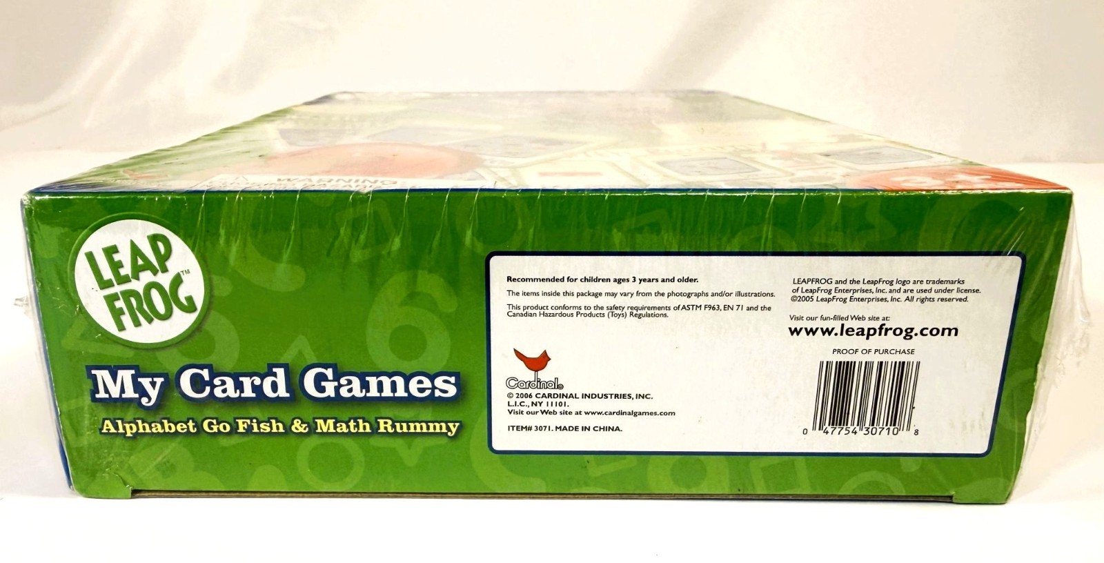 LeapFrog My Card Games Alphabet Go Fish Math Rummy Sealed Kids Learning Game 3+