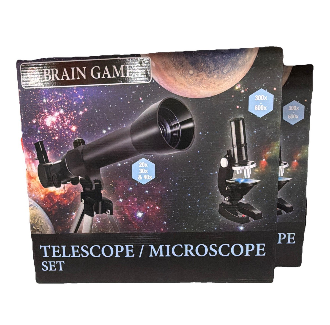 Brain Games Telescope & Microscope Set, Ages 8+, Age Level 8-11 Years