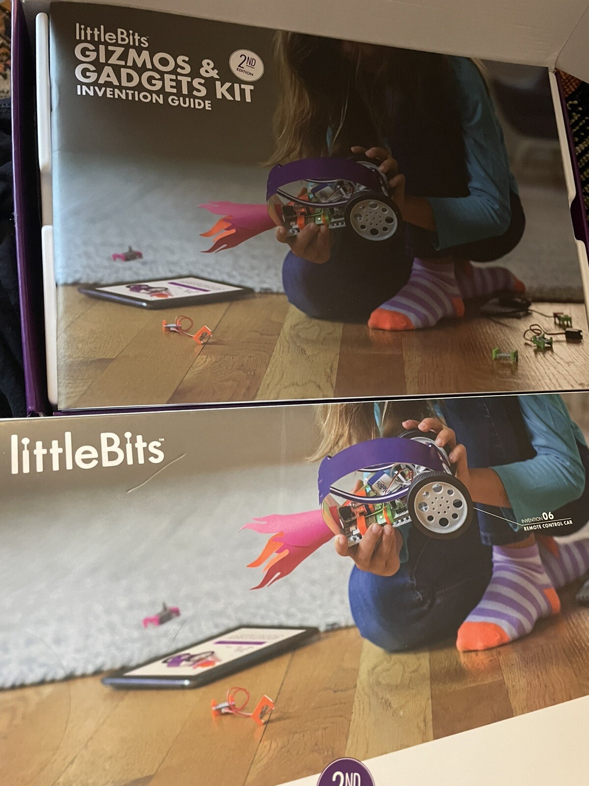 LittleBits Gizmos & Gadgets Kit (2nd edition) – White (680-0007-0000B)
