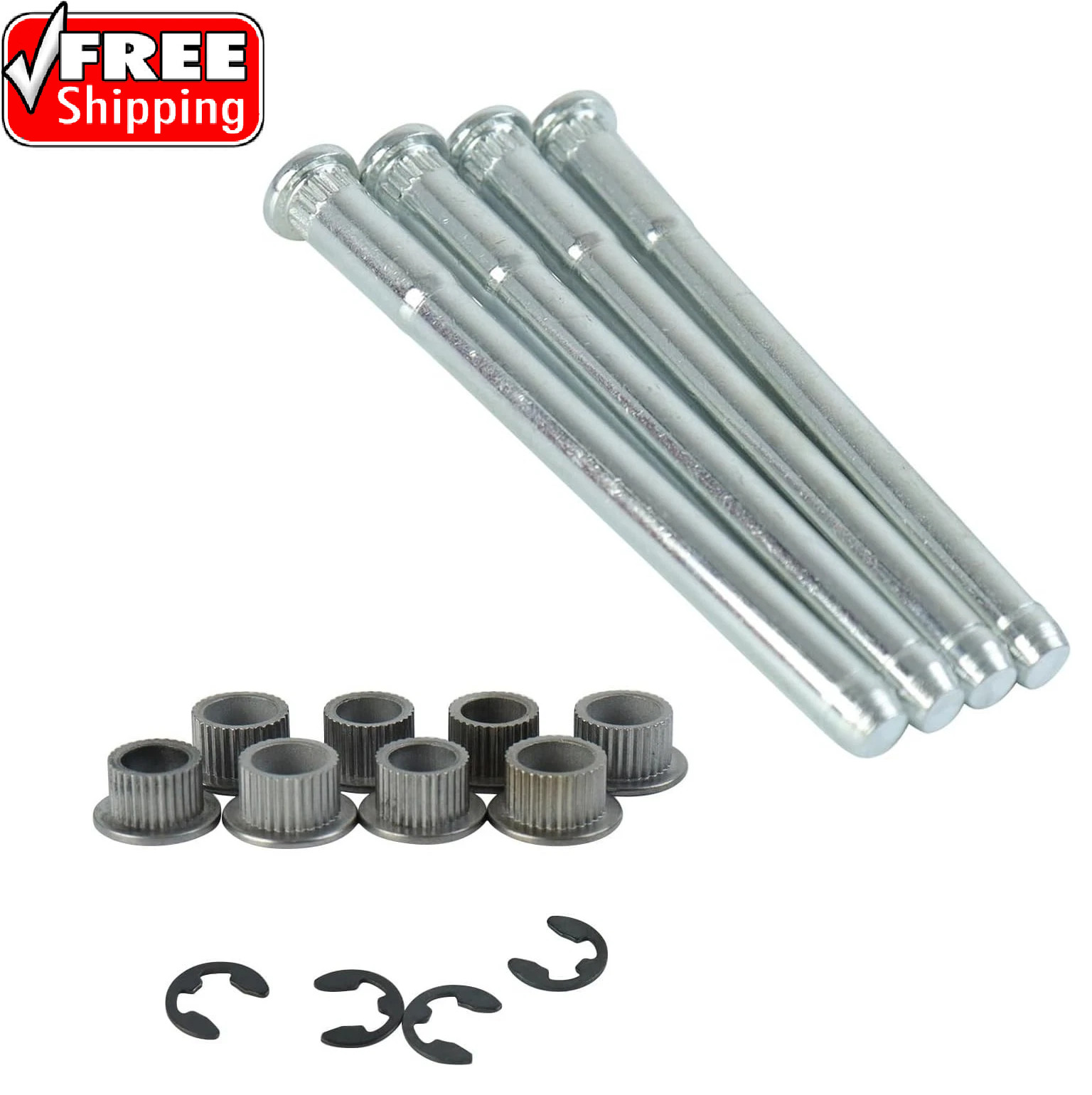 Door Hinge Pin and Bushing Kits Compatible with 1994-2004 Chevy S10 GMC Blazer