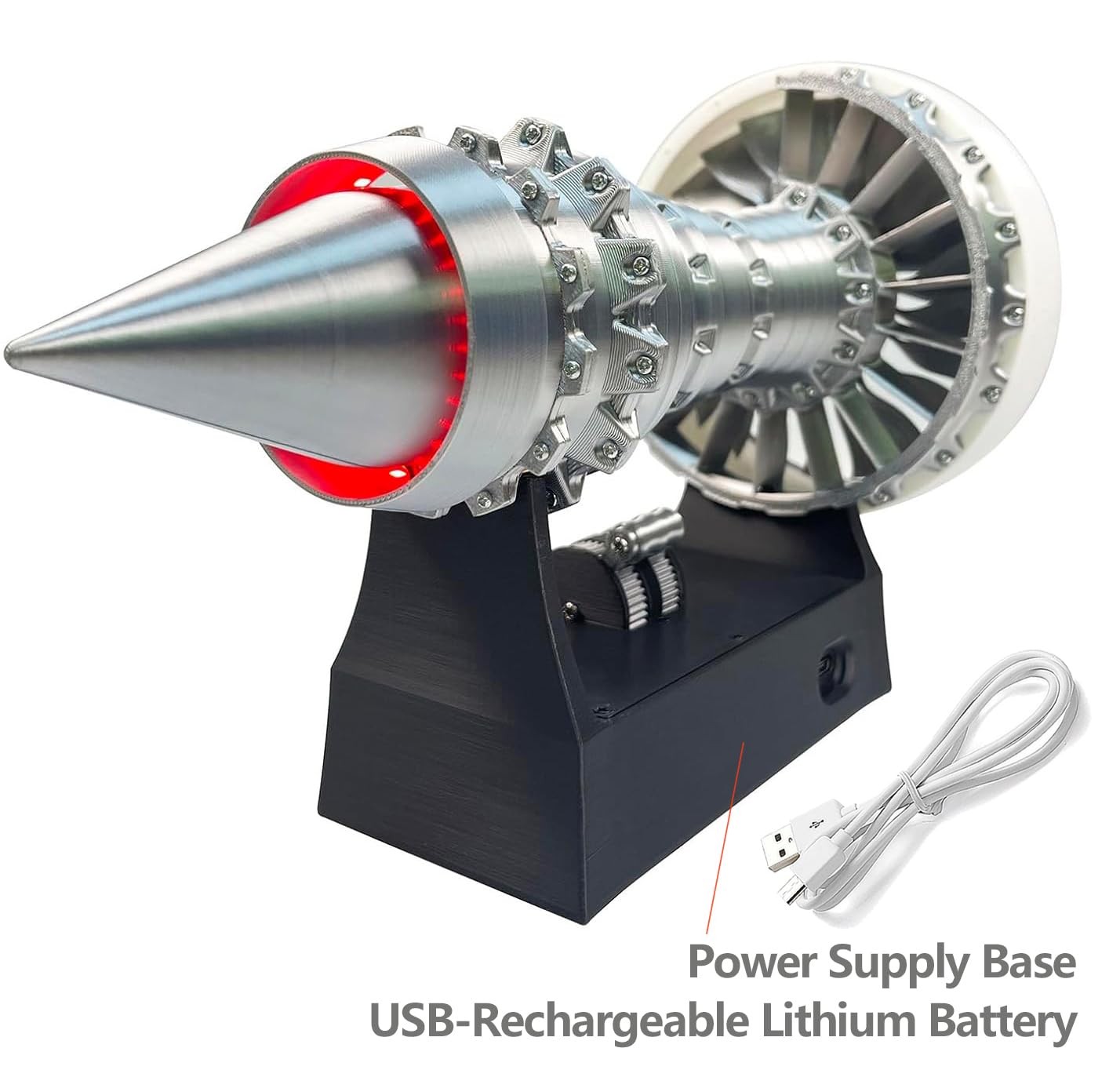 Lkjuyge Turbofan Jet Engine Model Kit – 28Cm A380 Tr900 Aircraft Engine Replica