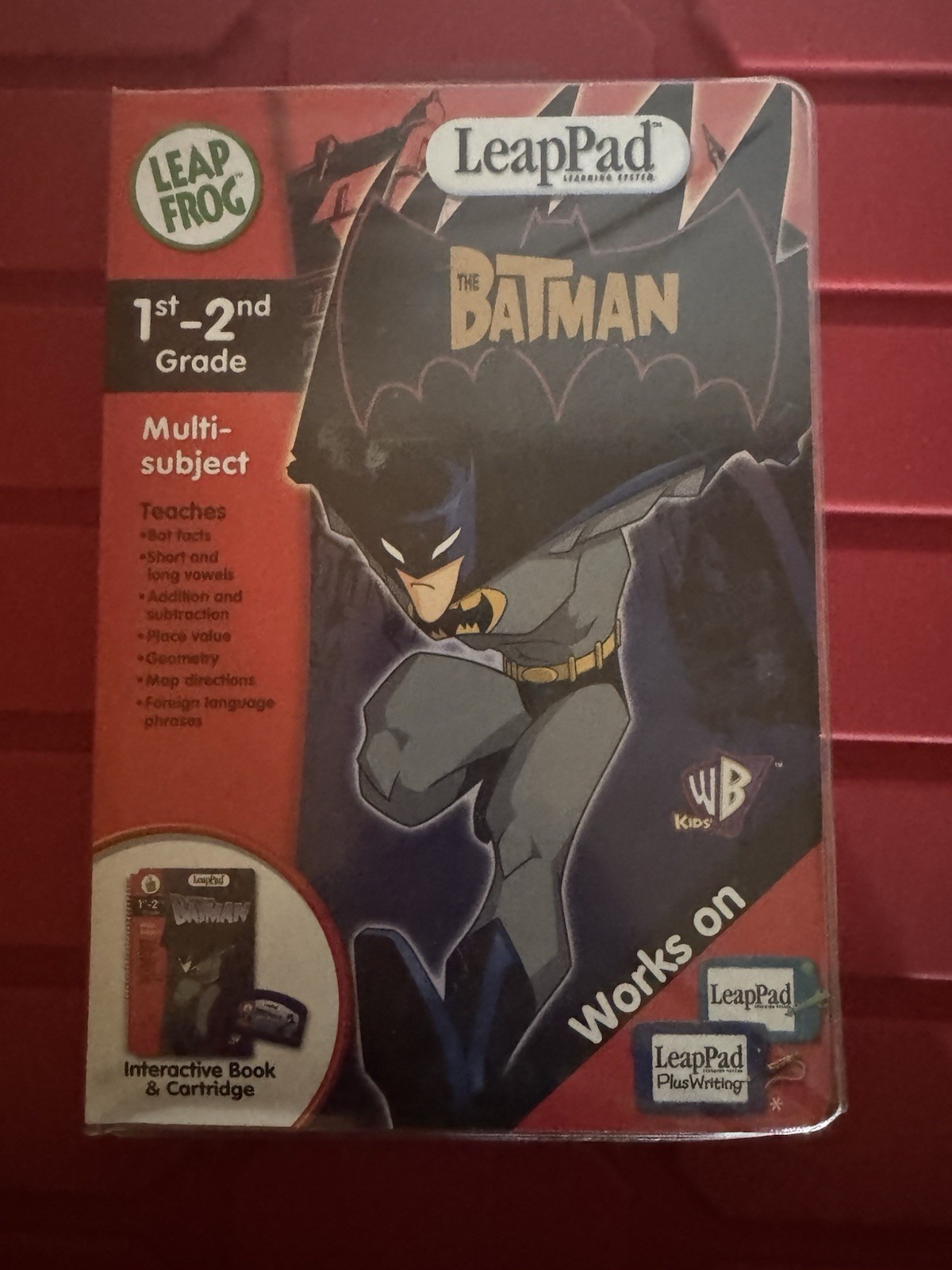 Leap Frog Leap Pad Game Batman Multi Subject Sealed Never Opened