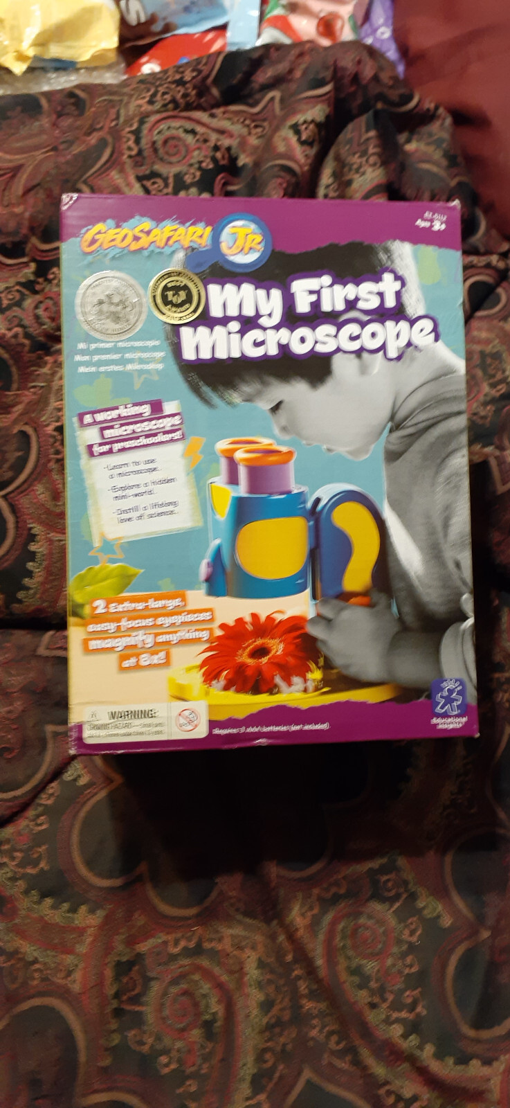 GeoSafari My First Microscope, Educational Insights. Age3+. Extra large. NEW!!