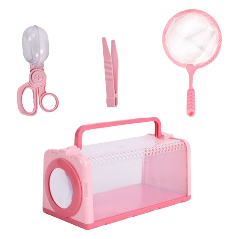 Insect Catcher Magnifying Glass Child Observation Box for Outdoor Exploration