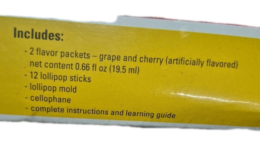 National Geographic D I Y Make Your Own Lollipop Lab Kit NEW Sealed Made in USA