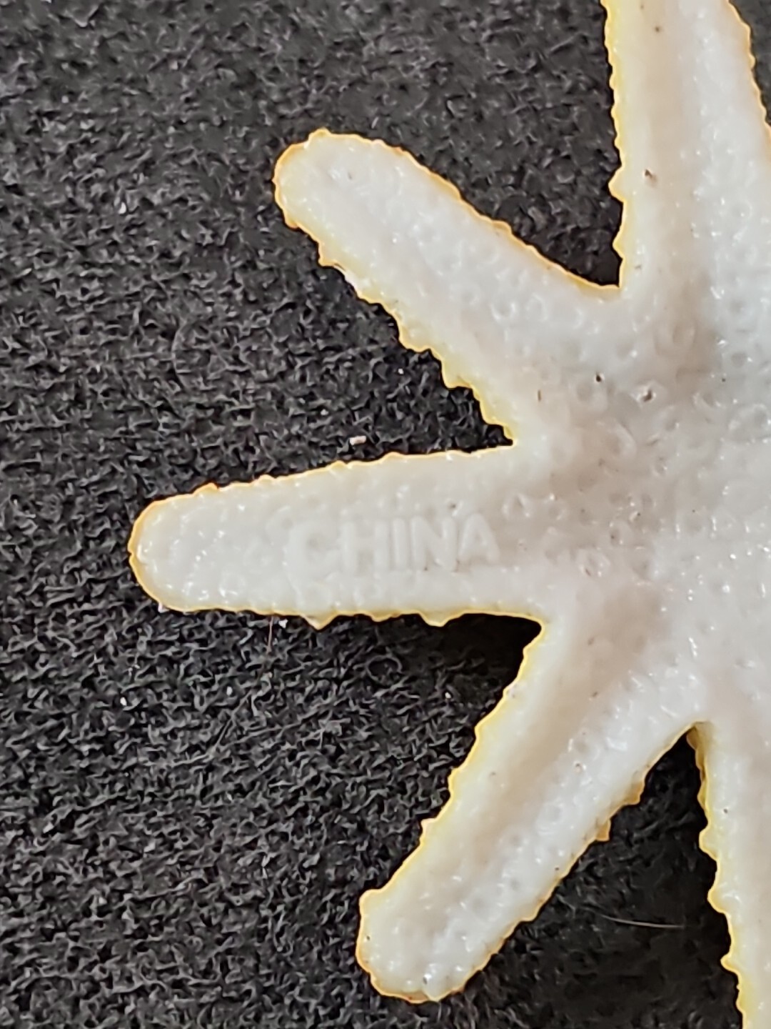 Unbranded Orange Plastic Toy Starfish- 1.5 Imches