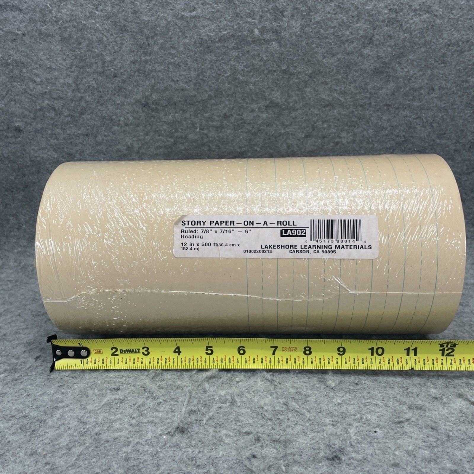 NEW SEALED Lakeshore Learning Materials Story Paper on a Roll 1 in x 500 ft USA