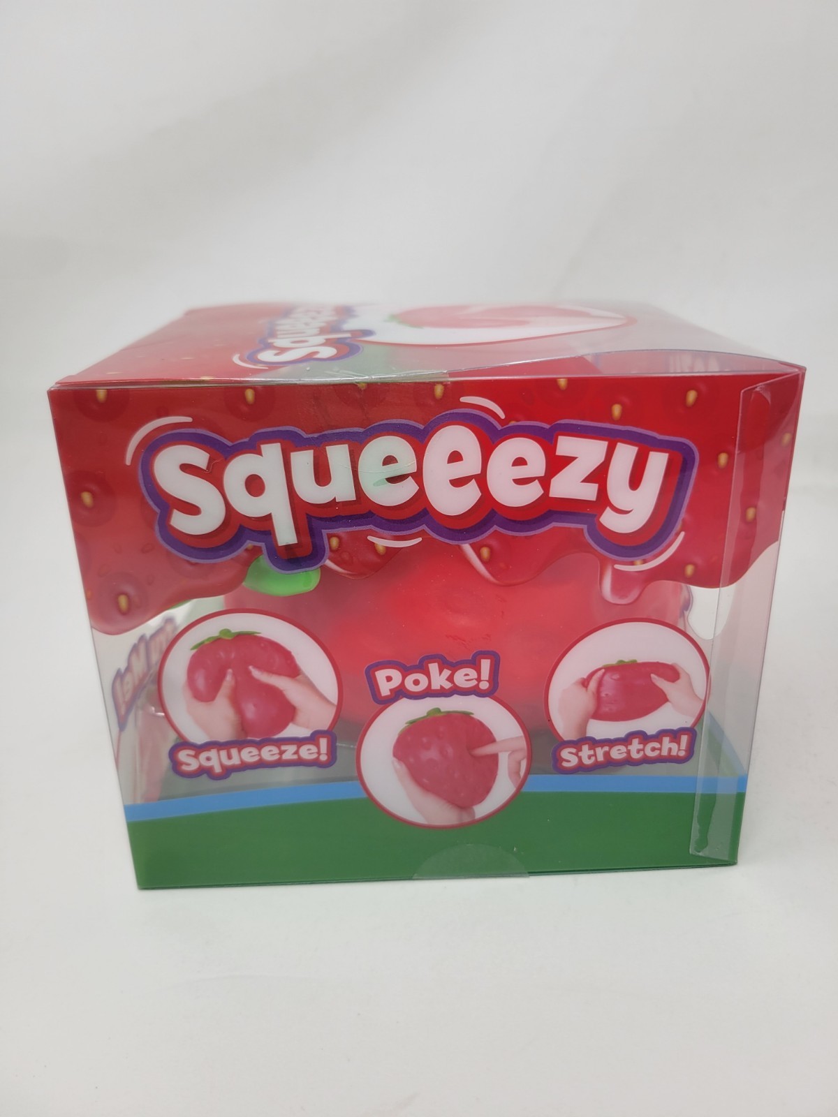 Sunny Days Jumbo Squeezy Strawberry Squishy Toy Stress Relief Toy TikTok VIRAL