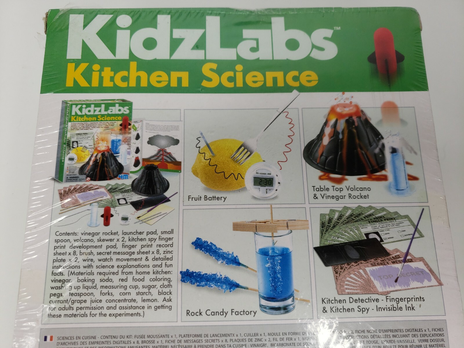 KIDZLABS KITCHEN SCIENCE KIT EDUCATIONAL FUN SCIENCE PRODUCT NEW IN BOX