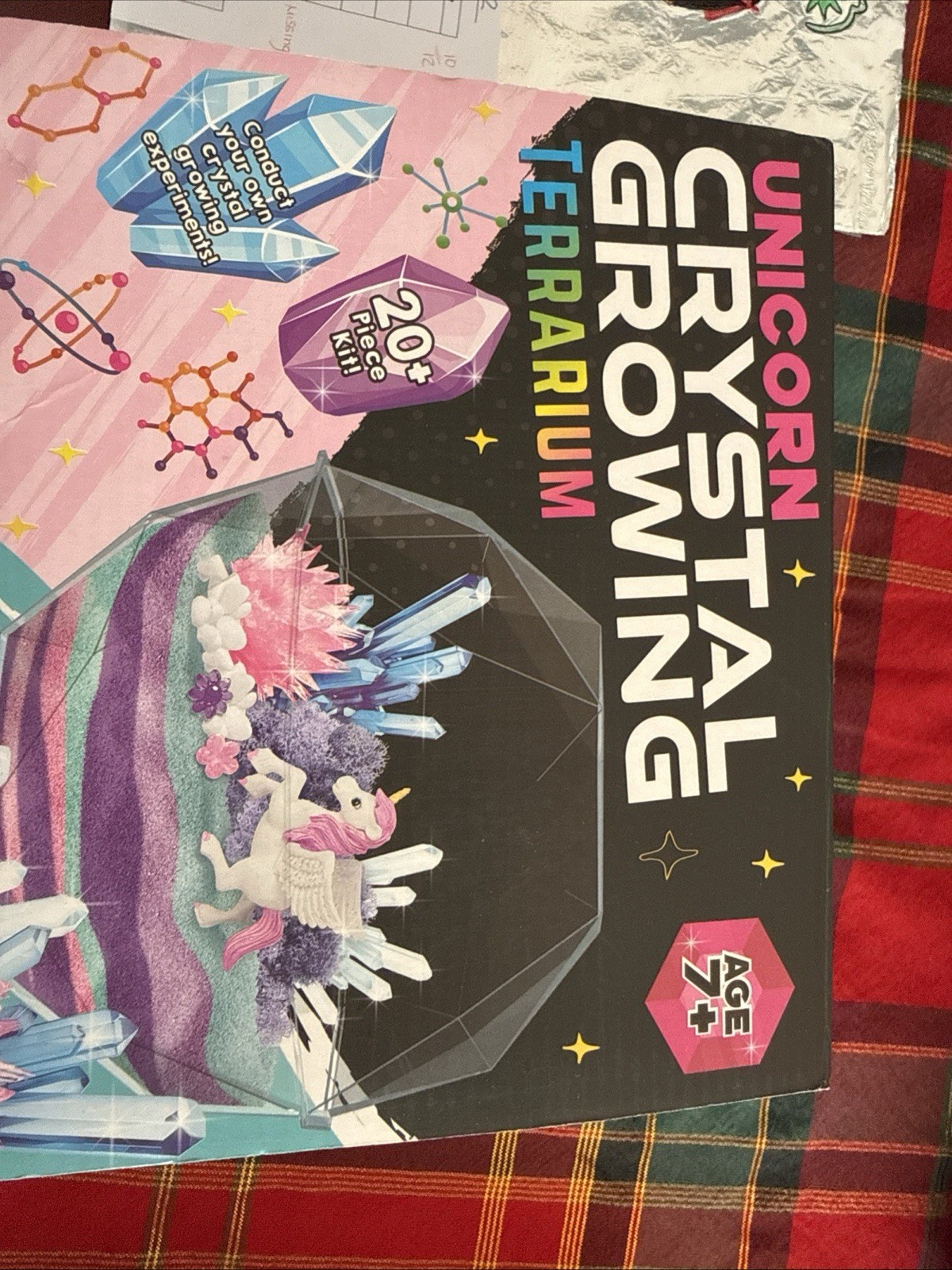 Original Stationery 18-Piece Unicorn Crystal Growing Kit for Kids 7+