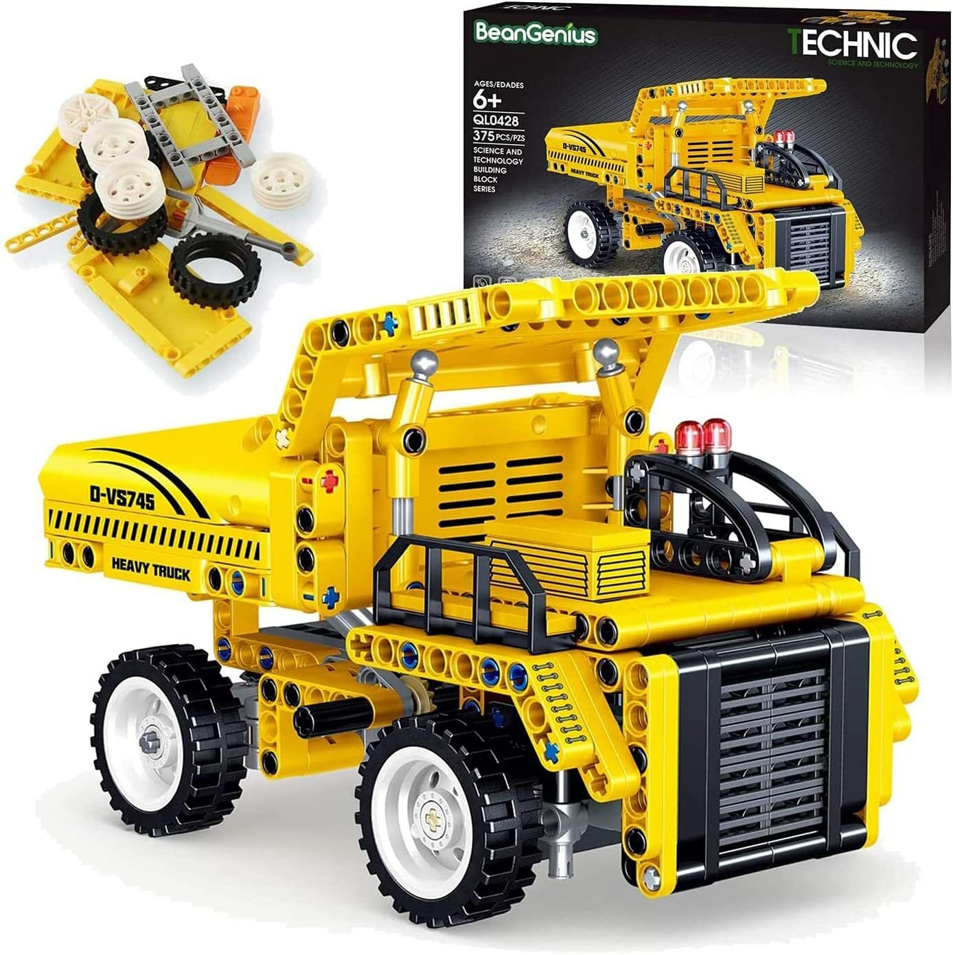 STEM Kit Kids DUMP TRUCK Toy for Boy Girl Teens Solar Robot FOR FUTURE ENGINEERS