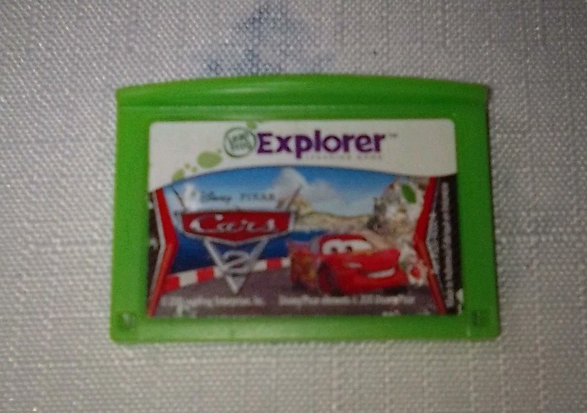 Leap Frog Explorer Learning Game Cartridge for Disney Pixar Cars 2 Pre-owned