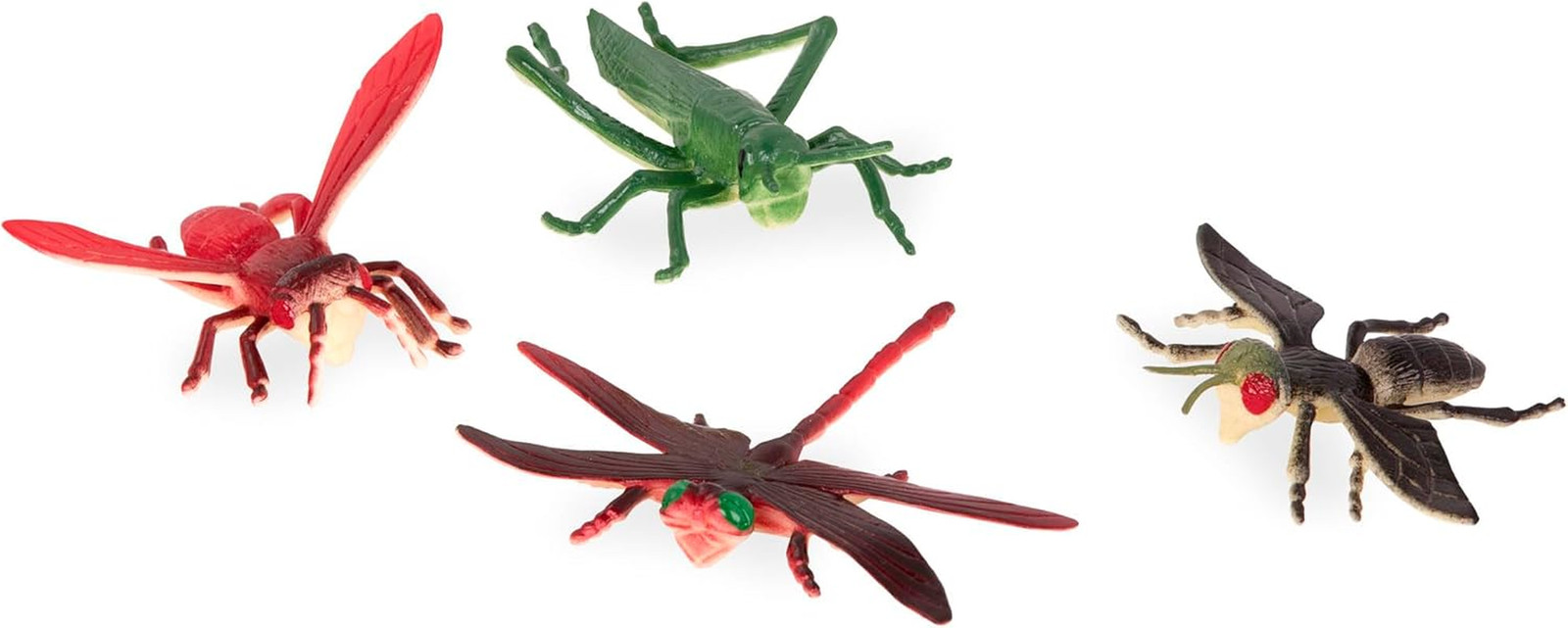 – 60Pcs Insects & Bugs Toy Tube – Mini Plastic Creepy Crawly Animal Figurines fo