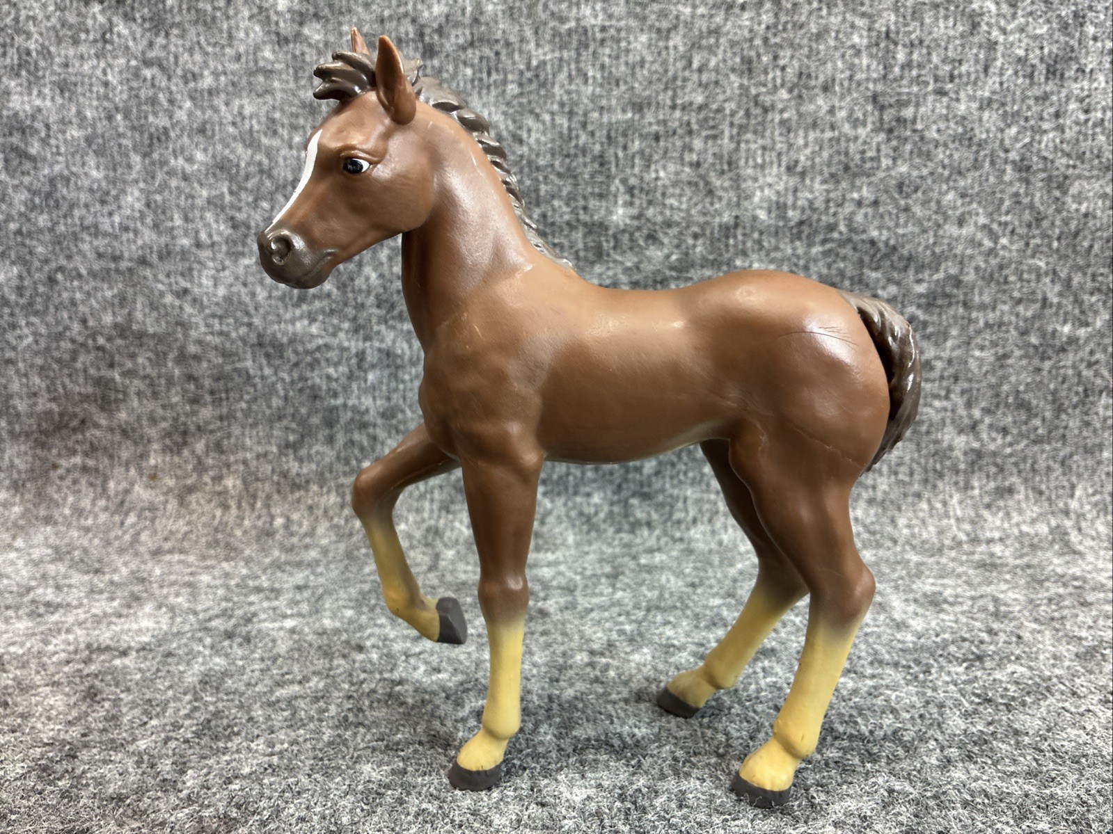 Tree House Kids Inc Brown Horse Foal Heavy Resin/Plastic