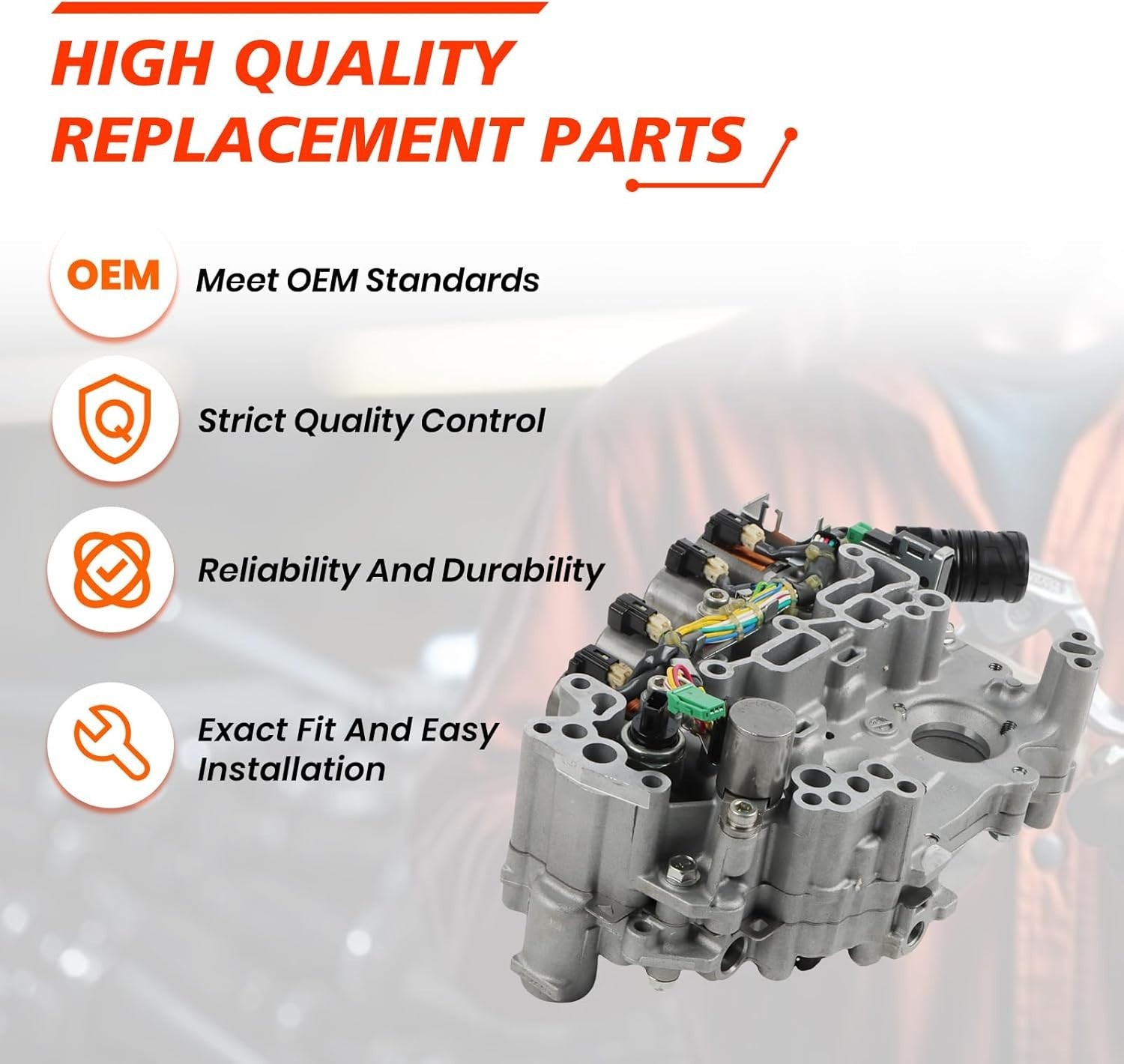RE0F11A JF015E CVT Transmission Valve Body, Compatible with N-i-s-san Sentra