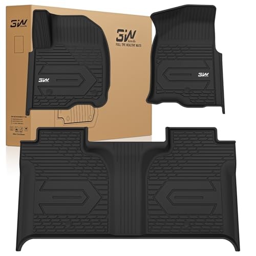 3W Floor Mats Fit for 2019-2025 2026 Chevy Silverado/GMC Sierra Denali 1500 &