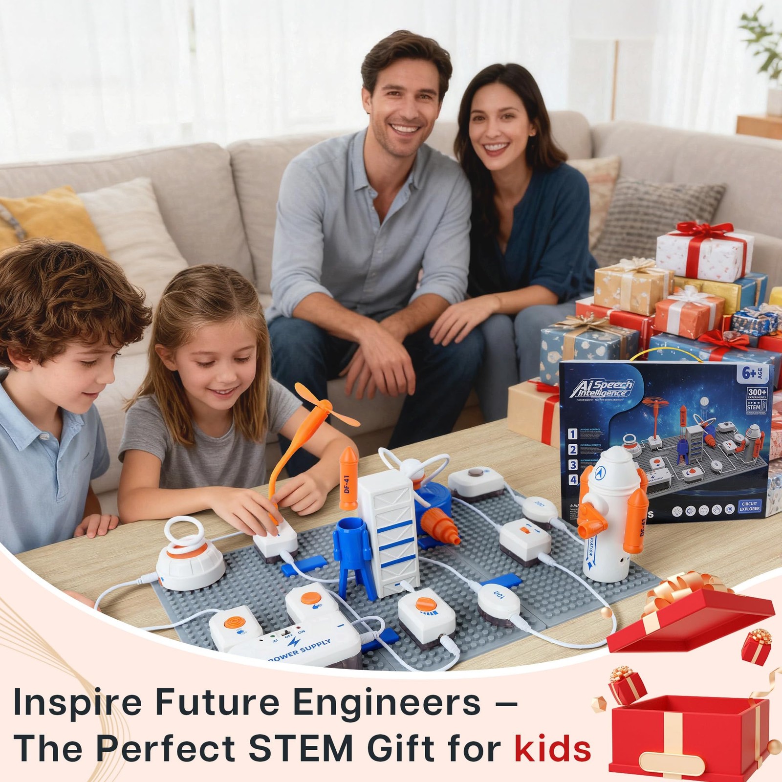 Science Kits for Kids, Space Theme Circuit Exploration Kits with 300+ Project…