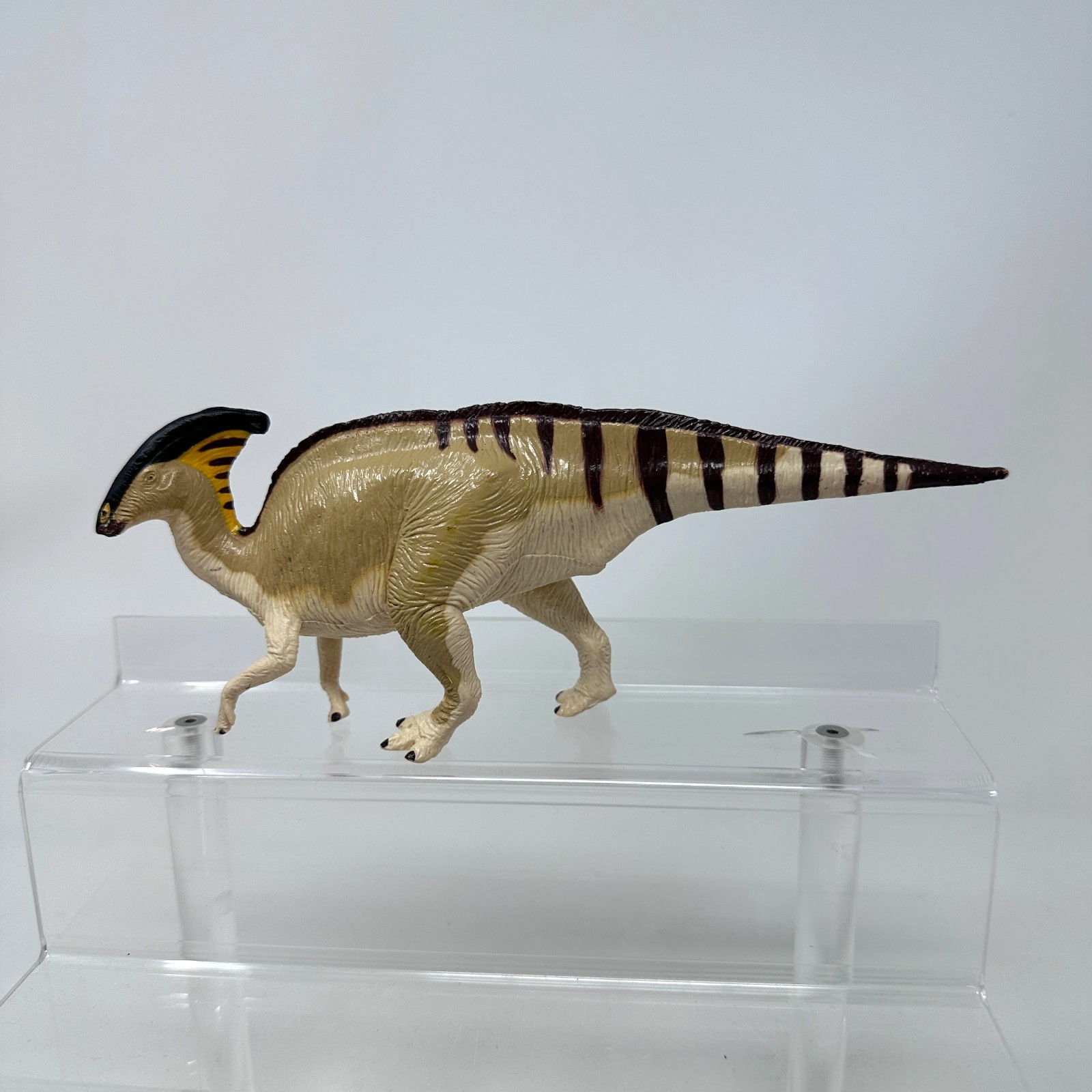 Terra by Battat Parasaurolophus Figure Dan LoRusso Brown Prehistoric Dinosaur 8″