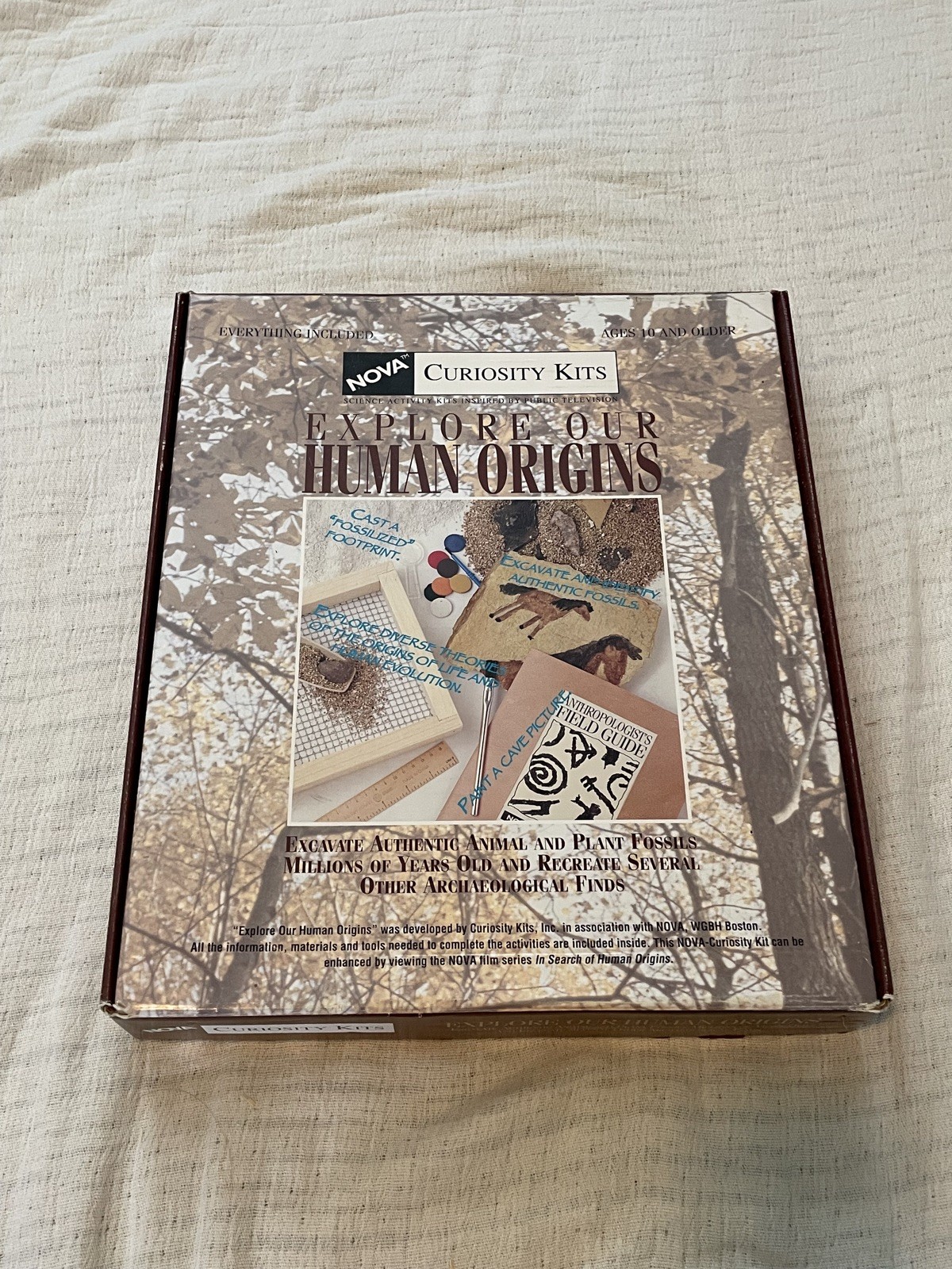 Vintage 1974 Nova Explore Our Human Origins Kit Archaeology Fossils Children New