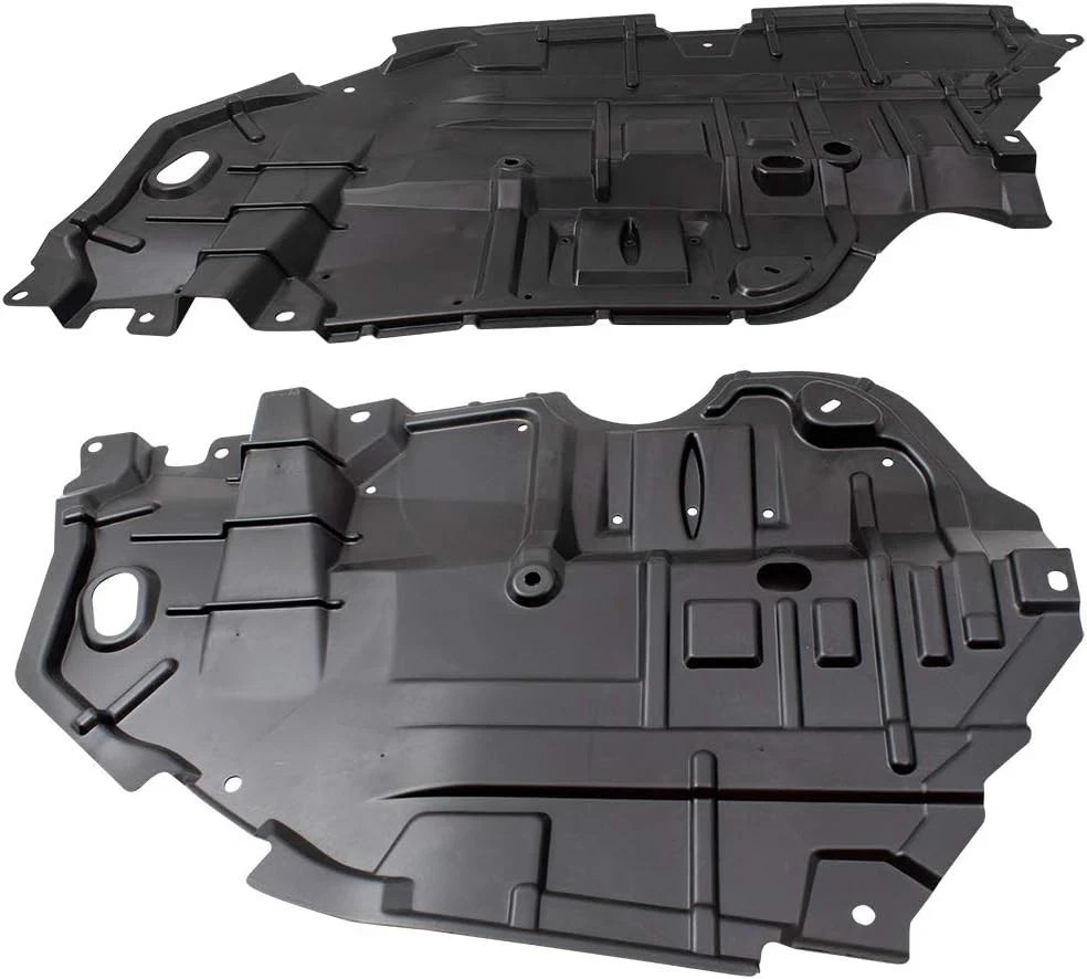 Brock Replacement Pair Set Front Engine Under Cover Lower Left Splash Shield