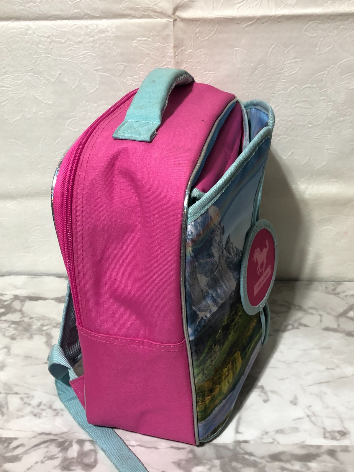 Lakeshore Fantasy Adventure Backpack Fold Out Scene Unicorns Pegasus Playset
