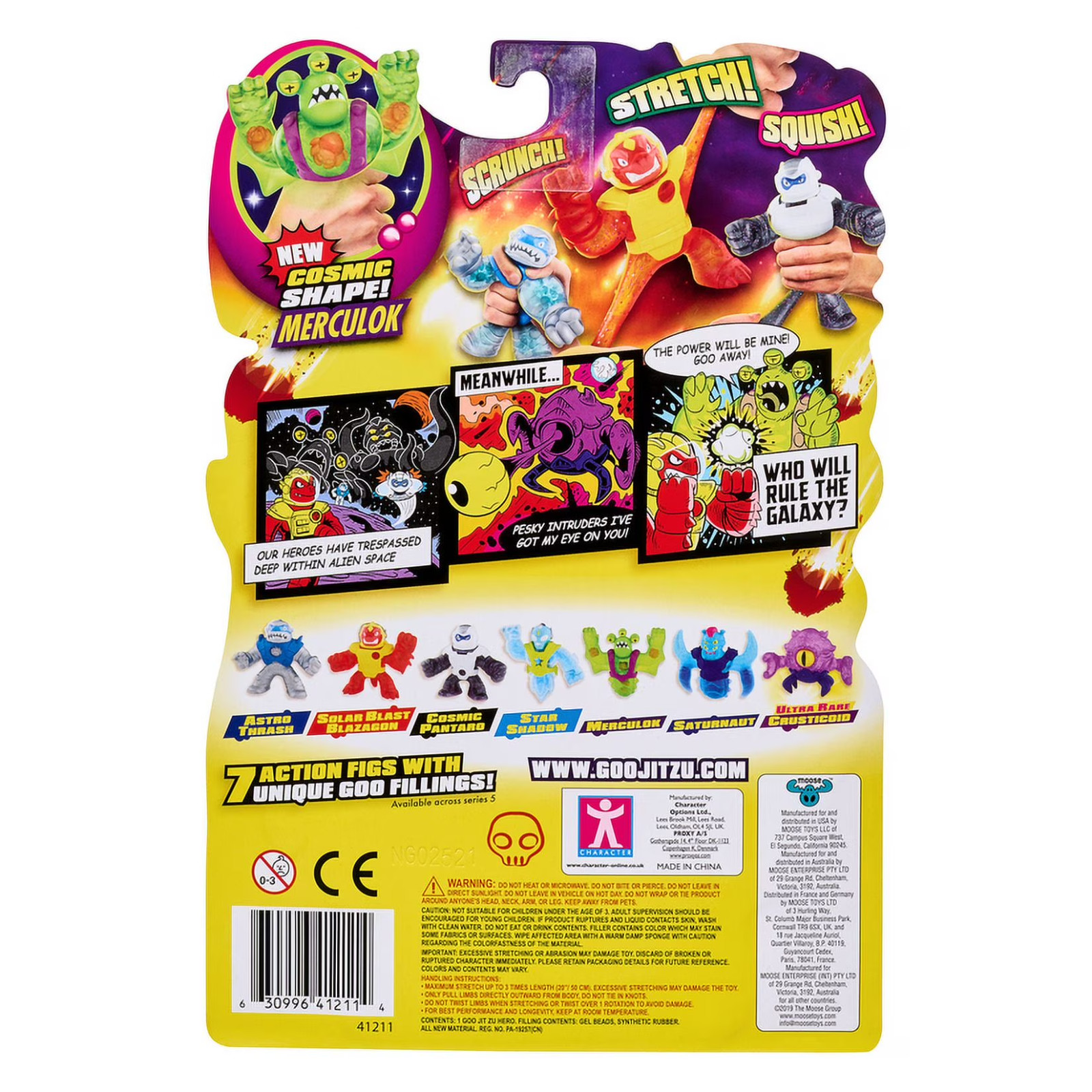 Heroes of Goo Jit Zu Galaxy Attack, Action Figure – Merculok
